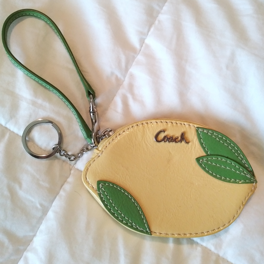 🍋Coach Lemon Drop Coin Purse. NWOT!🍋